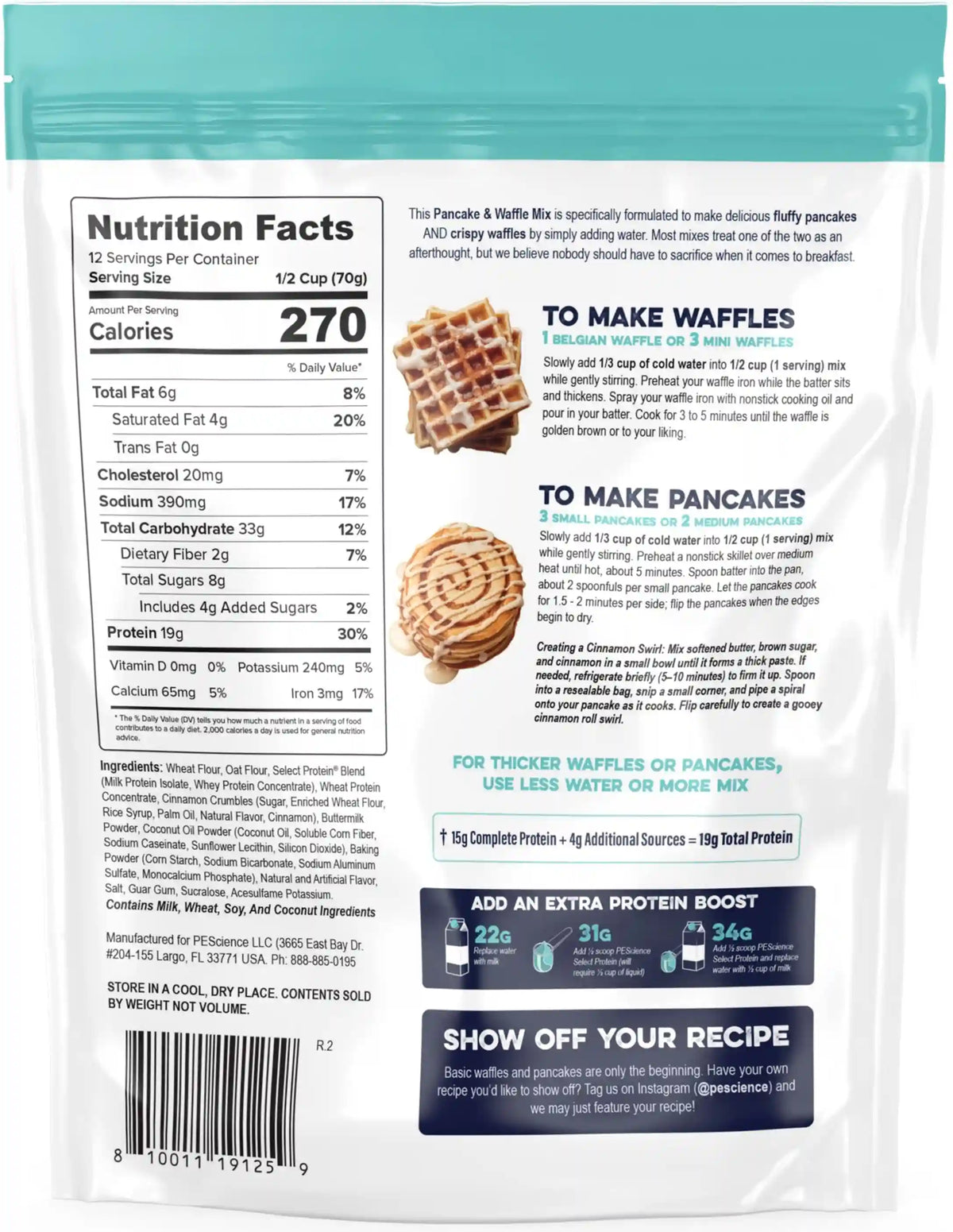 Protein Pancake & Waffle Mix