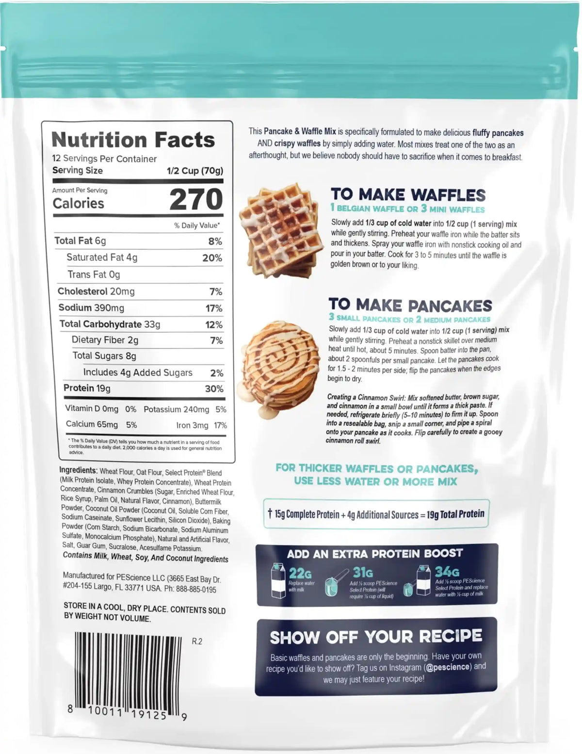 Protein Pancake & Waffle Mix