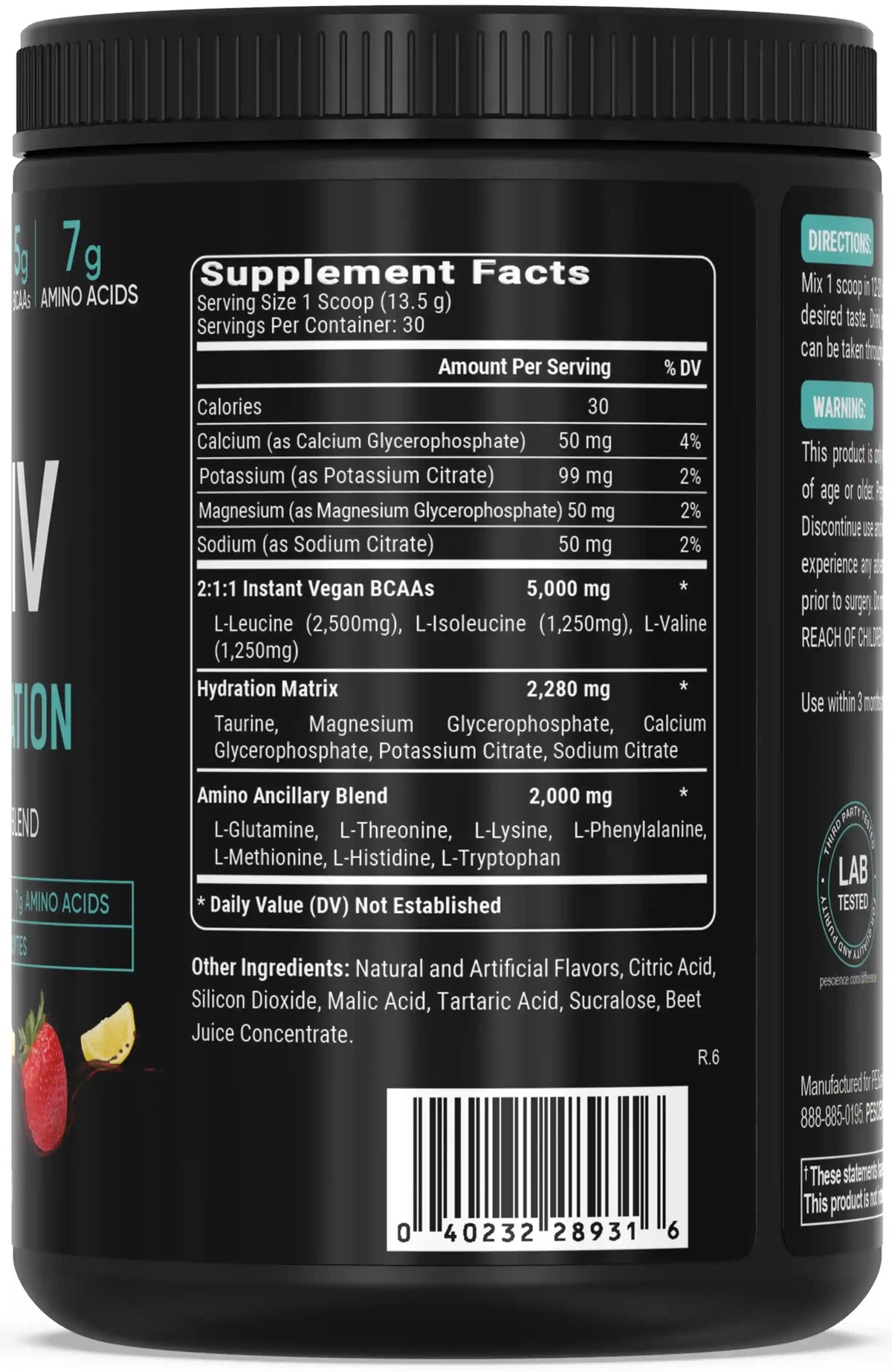 Amino IV BCAAs + EAAs
