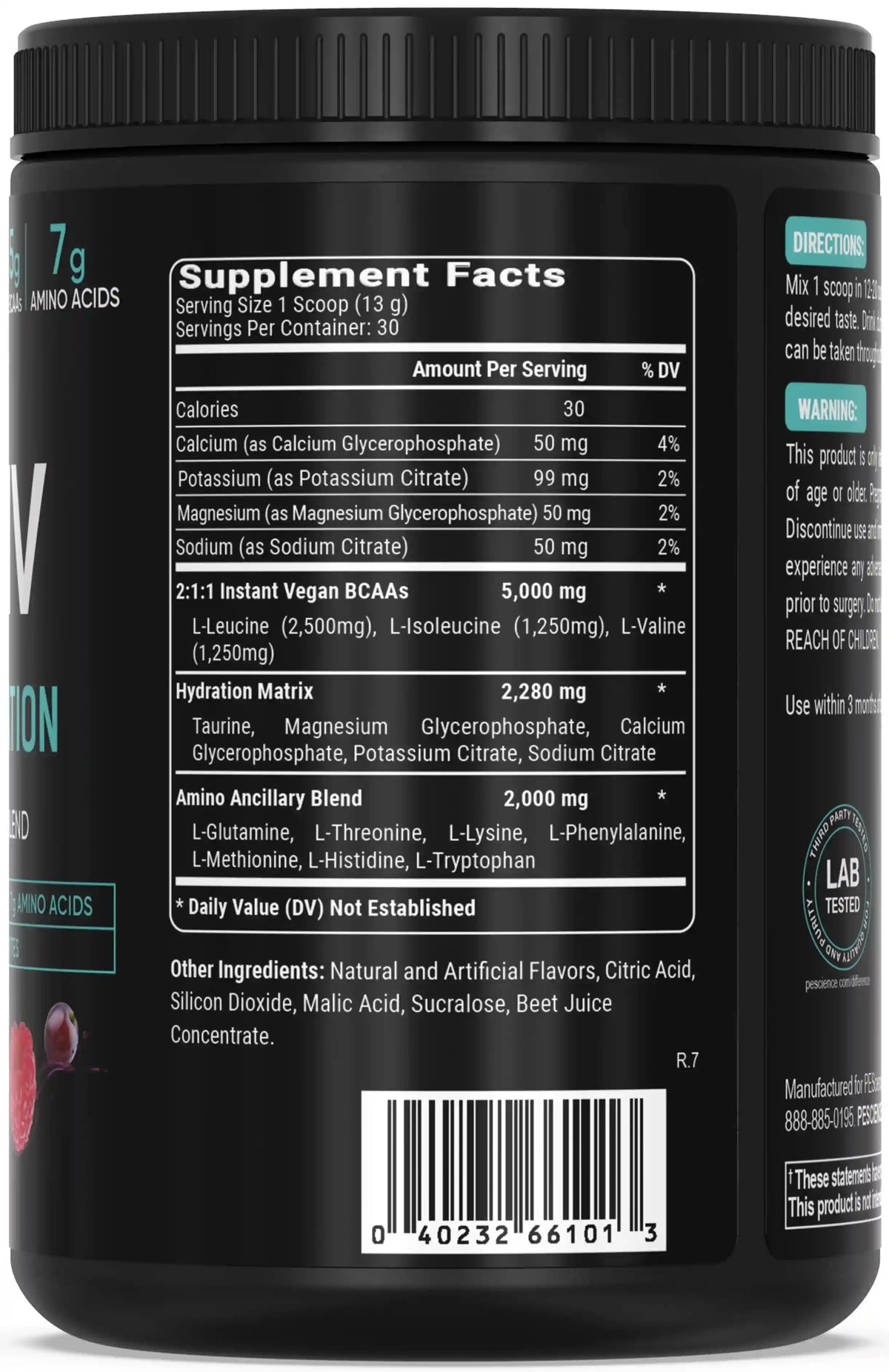 Amino IV BCAAs + EAAs