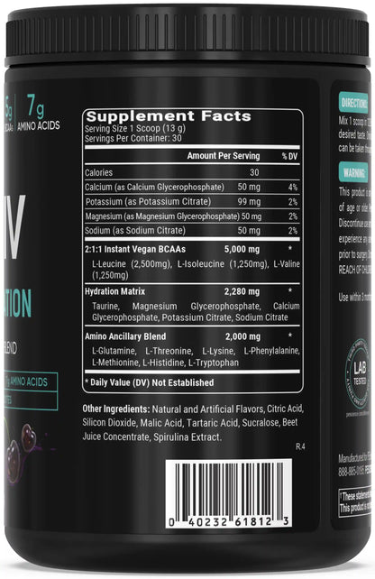Amino IV BCAAs + EAAs