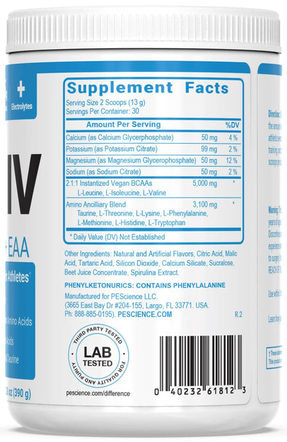 Amino IV BCAAs + EAAs
