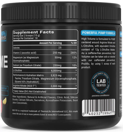 Prolific + High Volume Pre-Workout Stack