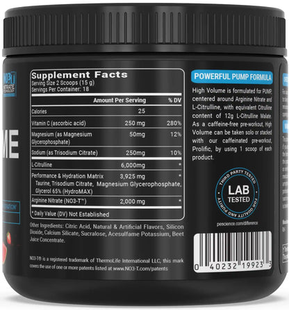 High Volume Stim-Free Pre-Workout