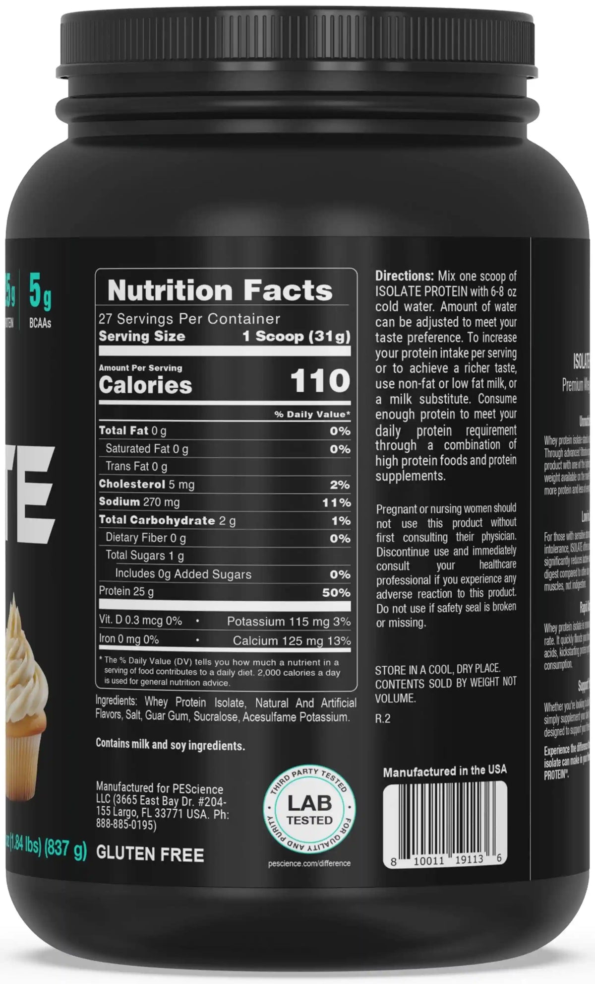 ISOLATE Protein - Vanilla Cupcake