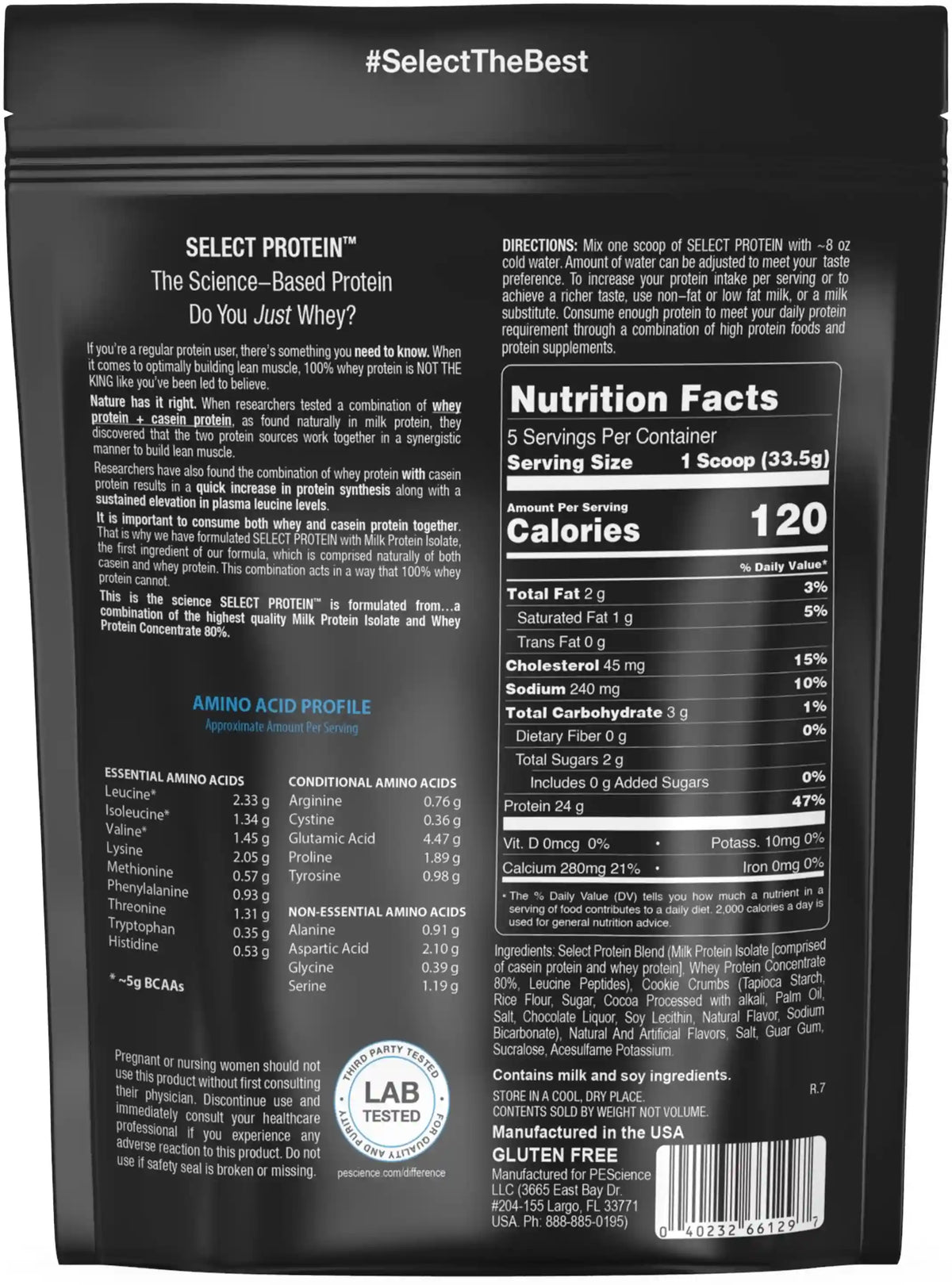 Select Protein Powder