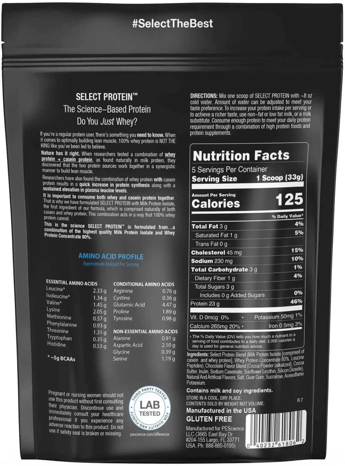 Select Protein Powder