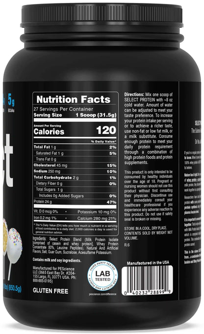 Select Protein Powder